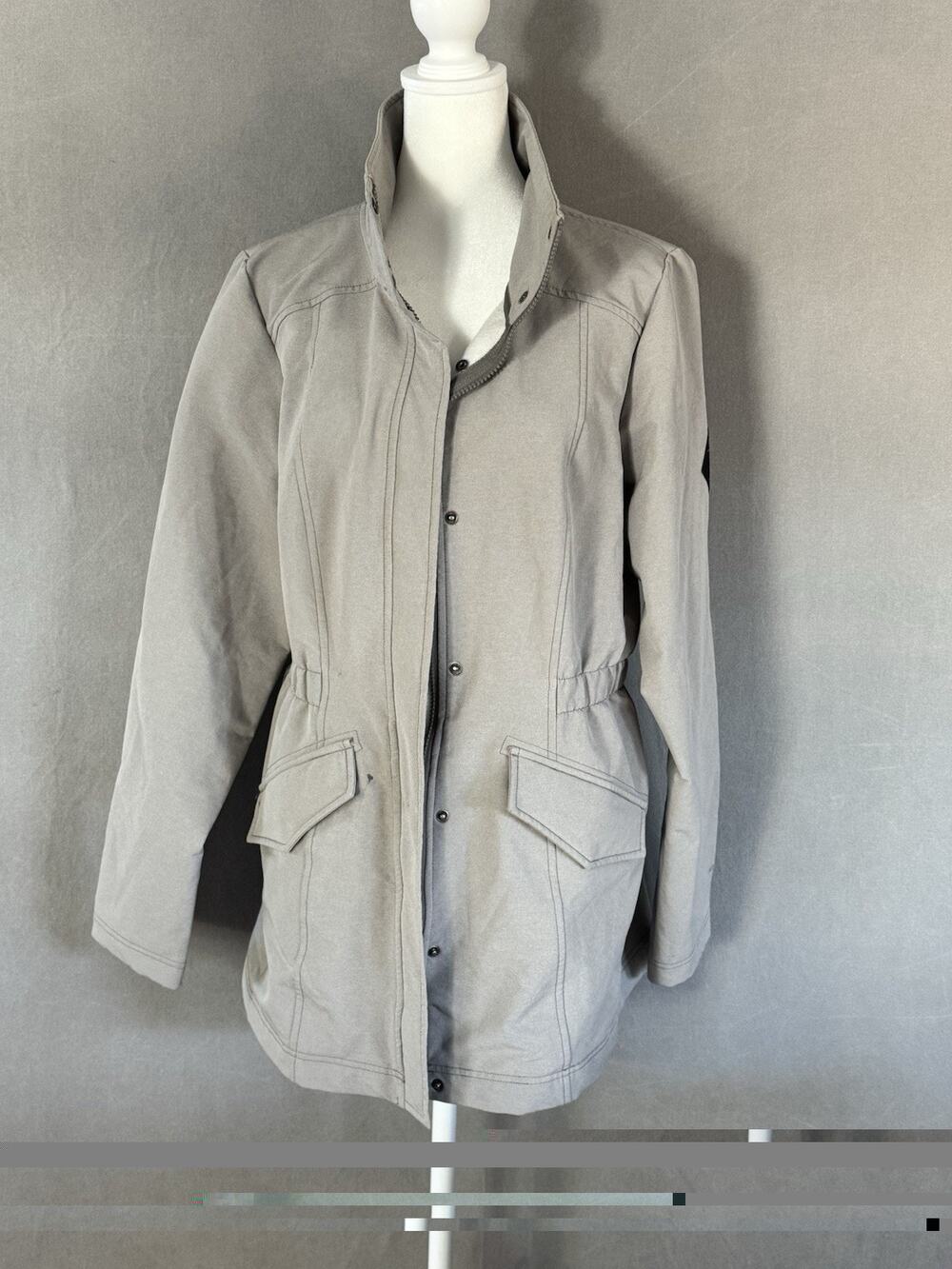 The North Face WindWall Women’s L Gray Softshell Jacket Stretch Utility
